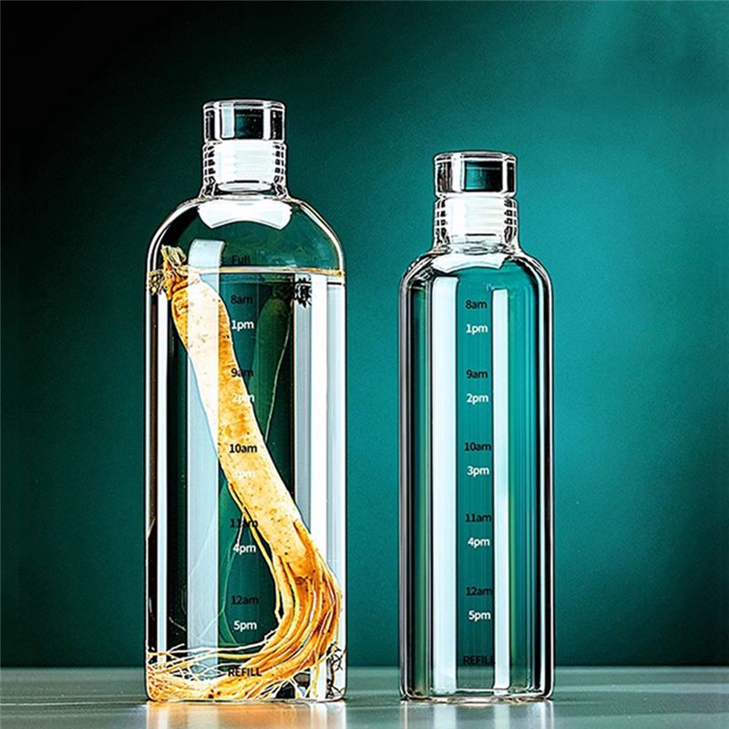 ABUN Borosilicate Glass Sport  - Outdoor Sport Glass Water Bottle recension och pris